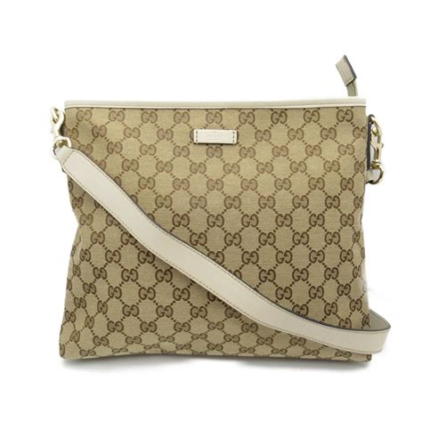 gucci 388924|GUCCI Shoulder Bag GG Supreme Canvas / Leather 388924 .